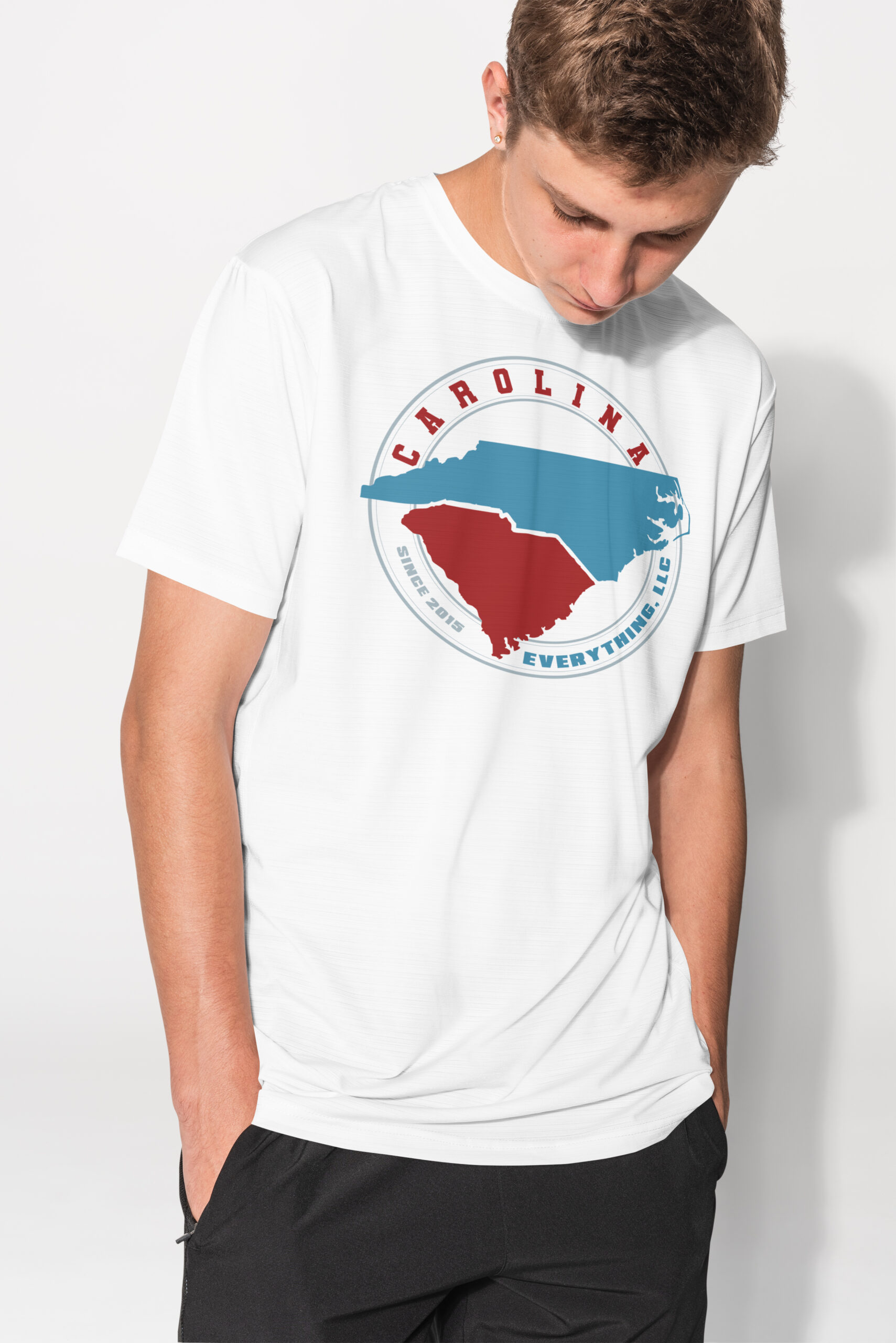 Dark Teal Printed Tshirt