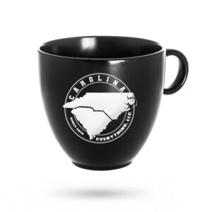 Black Printed Coffee Mug